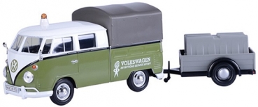 79676 VW T1 PICK UP ROAD SERVICE with TRAILER 1:24
