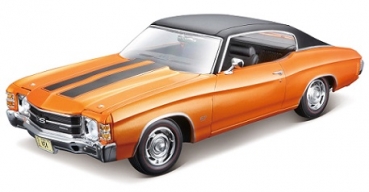 31890O  CHEVROLET CHEVELLE SS 454 SPORT COUPE 1971 Orange 1:18