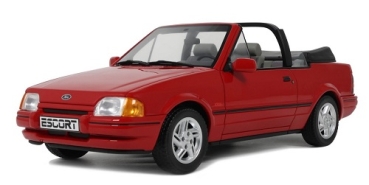 OT1254 Ford Escort Mk4 XR3i Cabriolet Flamenco-Red 1986 1:18