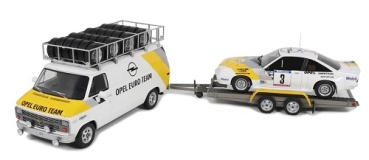 OT491 Rallye Pack Opel Tour de Corse 1984 (Chevrolet G30 & Opel Manta Gr.B 1984) 1:18