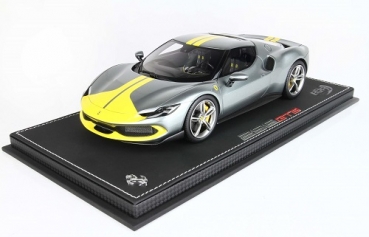 P18211A  Ferrari 296 GTS Assetto Fiorano Gray Corburn 1:18