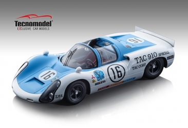 TM18158C  Porsche 910 Taki Racing Japan GP 1969 #16 Driven by: Kazato/Hasogawa 1:18