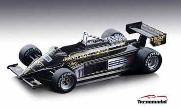 TM18170A Lotus 87 Cosworth V8 F1 JPS - Essex Italy GP 1981 #11 Driven by: Elio de Angelis 1:18