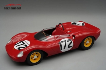 TM18234D	Ferrari 206 Dino SP Course de cote Ollon - Villars 1965 Scuderia SEFAC #172 Winner Driven by: Ludovico Scarfiotti	1:18