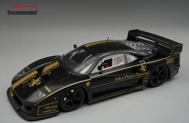 TM18410A	Ferrari F40 LM 1996 JPS Black version with Black Wheels (with showcase)	1:18