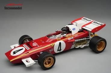 TMD18315B	Ferrari 312 B2 F1 1971 Monaco GP #4 Driven by: Jacky Ickx - with driver figure (with showcase)	1:18