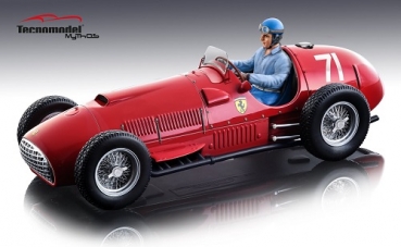 TMD1863D  Ferrari 375 F1 Winner Nürburgring GP 1951 #71 Driven by: Alberto Ascari - with driver figure 1:18