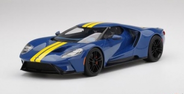 TS0305	Ford GT Sunoco Blue w/ Yellow Stripe  1:18