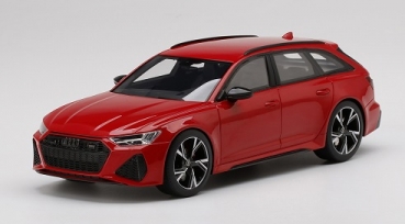 TS0327 Audi RS 6 Avant Carbon Black Tango Red 1:18