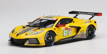 TS0380 Chevrolet Corvette C8.R #63 Corvette Racing 2021 Le Mans 24Hr. GTE PRO 2nd Place Driven by: Antonio García, Jordan Taylor, Nicky Catsburg 1:18