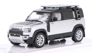 TSM430632D Land Rover Defender 110 Explorer Pro Indus Silver 1:43