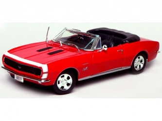 31684R CHEVROLET CAMARO SS 396 CABRIO 1967 red 1:18