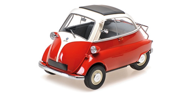 110024001 BMW ISETTA – 1955 – WHITE/RED 1:18