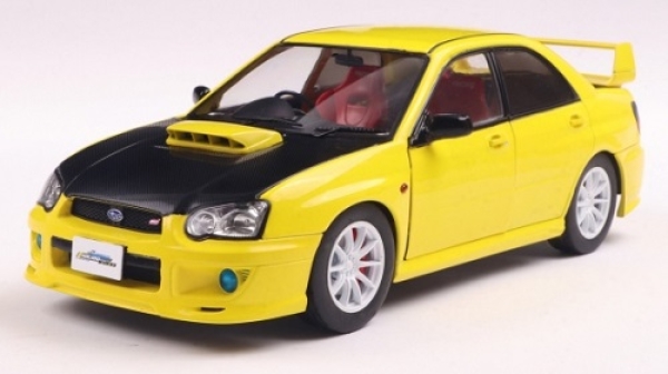 421186432	Subaru Impreza WRX STI Streetfighters 2003 yellow	1:18