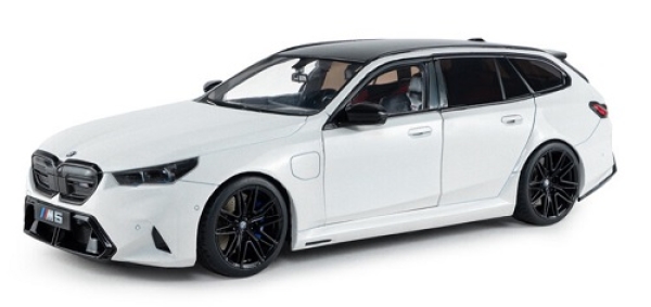 421186551 BMW M5 Touring (G99) 2025 alpine white 1:18