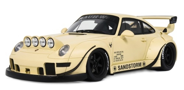 GT566 Porsche 911 (993) RWB Sandstorm 2023 creme 1:18