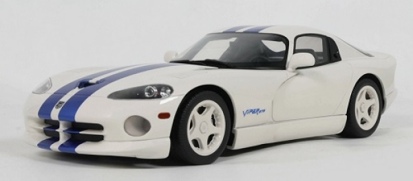GT940 Dodge Viper GTS Coupe Stone white/ blue stripes 1996 1:18