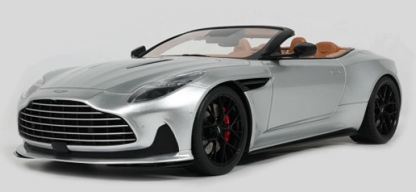 GT945 Aston Martin DB12 Volante Convertible Aluminite silver 2023 1:18