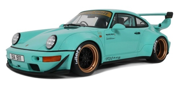 GT951 Porsche 911 (964) RWB 2020 Tiffany blue 1:12