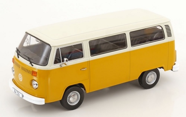 KK181361 VW Bus T2b 1972 yellow/white 1:18