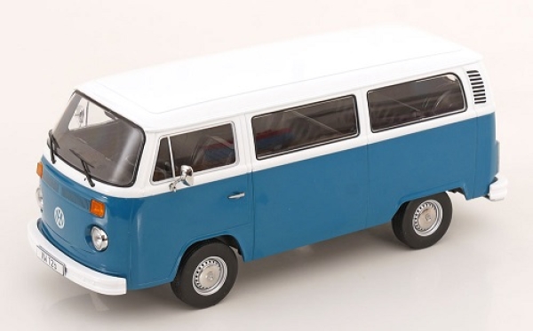 KK181362 VW Bus T2b 1972 blue/weiß 1:18