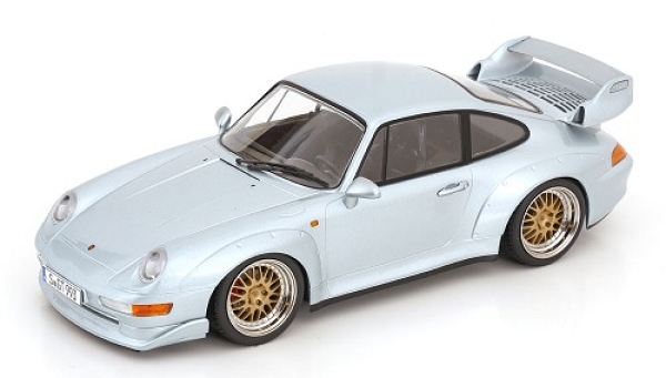 KK181421B Porsche 911 (993) GT2 BBS Rims 1996 silver 1:18