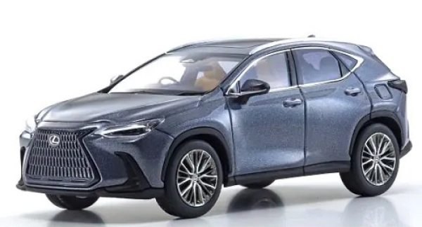KYO3907C0 LEXUS NX450h+ (RHD) - SONIC CHROME - GREY METALLIC 1:43
