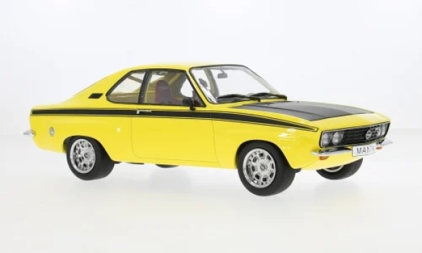 MCG18426 Opel Manta A Irmscher 1974 yellow/black 1:18