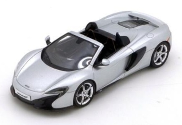 TSM144361 McLaren 650S Spider 2015 SuperNova Silver 1:43