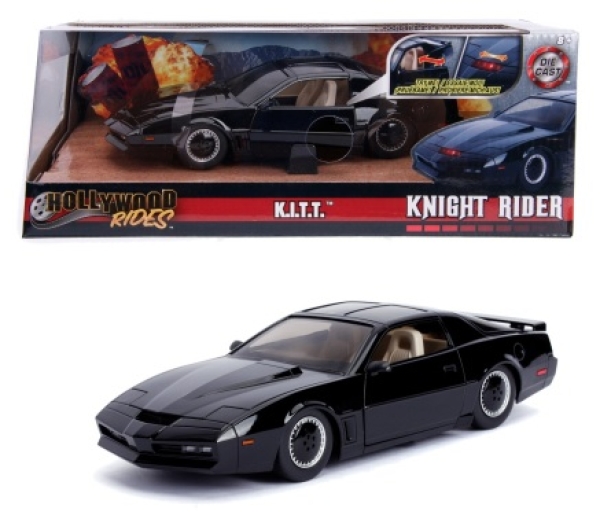 253255000 Pontiac Firebird Knight Rider KITT with Working Lights on the Front Hood 1982 1:24